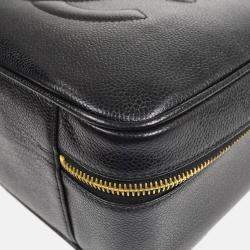 Chanel Timeless Vanity Black Calfskin Handbag
