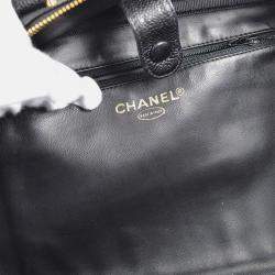 Chanel Timeless Vanity Black Calfskin Handbag