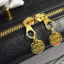 Chanel Timeless Vanity Black Calfskin Handbag