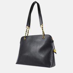 Chanel CC Timeless Black Calfskin Tote Bag