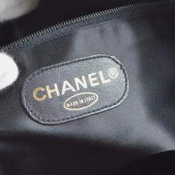 Chanel CC Timeless Black Calfskin Tote Bag