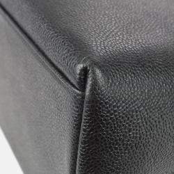 Chanel CC Timeless Black Calfskin Tote Bag