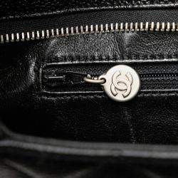 Pre Owned Chanel Black Caviar Medallion Tote