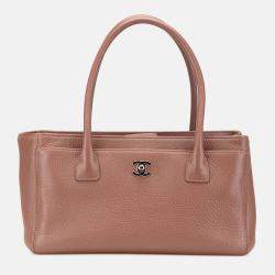 Chanel Brown Small Calfskin Executive Cerf Tote