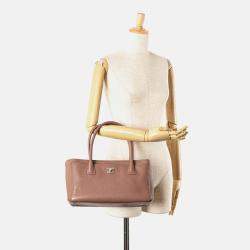 Chanel Brown Small Calfskin Executive Cerf Tote