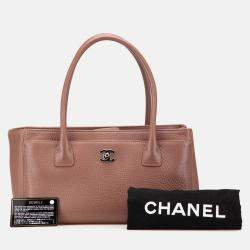 Chanel Brown Small Calfskin Executive Cerf Tote