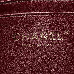 Pre Owned Chanel Navy Blue Large Lambskin Chic With Me Flap