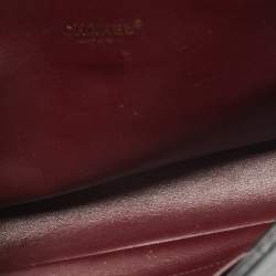 Chanel Black Chevron Leather Coco Envelope Flap Bag