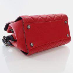 Chanel Small Red Caviar CC Bucket Bag