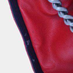 Chanel Small Red Caviar CC Bucket Bag