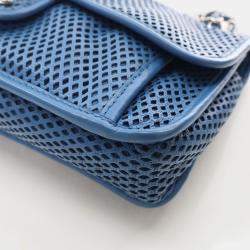 Chanel Up In The Air Medium Blue Calfskin Shoulder Bag