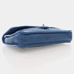 Chanel Up In The Air Medium Blue Calfskin Shoulder Bag