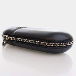 Pre Owned Chanel Chain Around Black Lambskin Phone Holder Bag