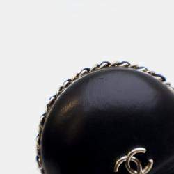 Pre Owned Chanel Chain Around Black Lambskin Phone Holder Bag