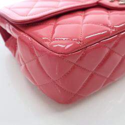 Chanel Coco Shine Medium Pink Patent Leather Shoulder Bag