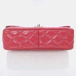 Chanel Coco Shine Medium Pink Patent Leather Shoulder Bag