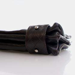 Chanel Pocket In The City Brown Caviar Leather Shoulder Bag