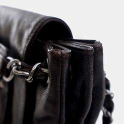 Chanel Pocket In The City Brown Caviar Leather Shoulder Bag