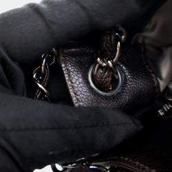 Chanel Pocket In The City Brown Caviar Leather Shoulder Bag