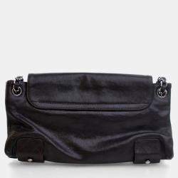 Chanel Pocket In The City Brown Caviar Leather Shoulder Bag