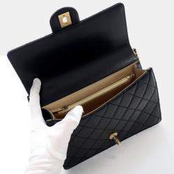 Chanel Chic Pearls Small Black Lambskin Shoulder Bag