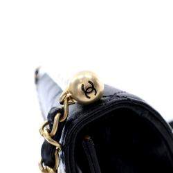 Chanel Chic Pearls Small Black Lambskin Shoulder Bag