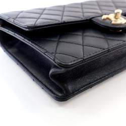Chanel Chic Pearls Small Black Lambskin Shoulder Bag