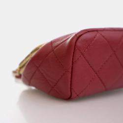 Chanel Micro Red Lambskin My Crush Bag