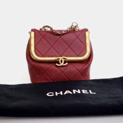 Chanel Micro Red Lambskin My Crush Bag