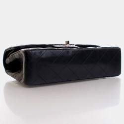 Chanel Classic Double Flap Small Black Lambskin Shoulder Bag