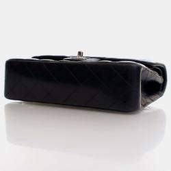 Chanel Classic Double Flap Small Black Lambskin Shoulder Bag