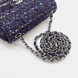 Chanel Mini Multicolor Tweed Rectangular Flap Bag
