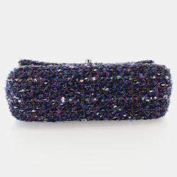 Chanel Mini Multicolor Tweed Rectangular Flap Bag