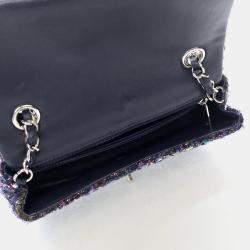Chanel Mini Multicolor Tweed Rectangular Flap Bag