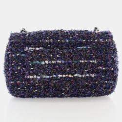 Chanel Mini Multicolor Tweed Rectangular Flap Bag