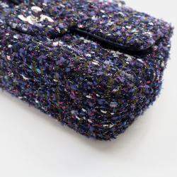 Chanel Mini Multicolor Tweed Rectangular Flap Bag