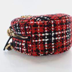 Chanel Multicolor Tweed 19 Round Clutch