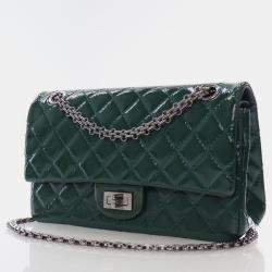 Chanel Green Patent 2.55 Reissue Flap Bag 225