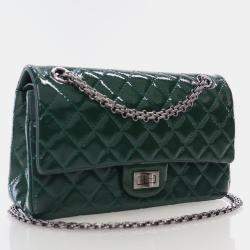 Chanel Green Patent 2.55 Reissue Flap Bag 225
