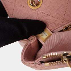 Chanel Mini Pink Caviar Charm Bag
