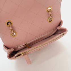 Chanel Mini Pink Caviar Charm Bag