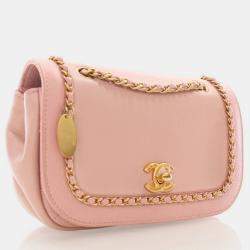 Chanel Mini Pink Caviar Charm Bag