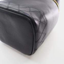 Chanel Vintage Vanity  Black Calfskin Bag