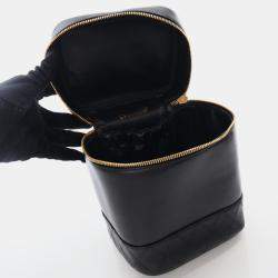 Chanel Vintage Vanity  Black Calfskin Bag