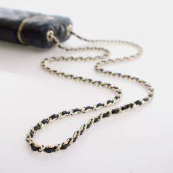 Chanel Vanity CC Black Caviar Phone Holder With Chain