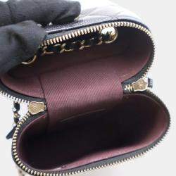Chanel Vanity CC Black Caviar Phone Holder With Chain