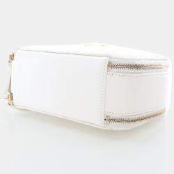 Chanel Small White Caviar Pick Me Up Vanity Case