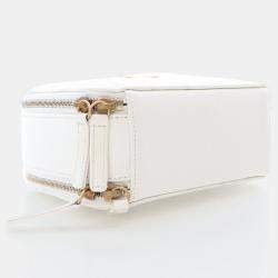 Chanel Small White Caviar Pick Me Up Vanity Case