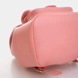 Chanel Small Pink Lambskin Duma Backpack