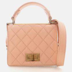Chanel Rita Small Calfskin Top Handle Flap Bag